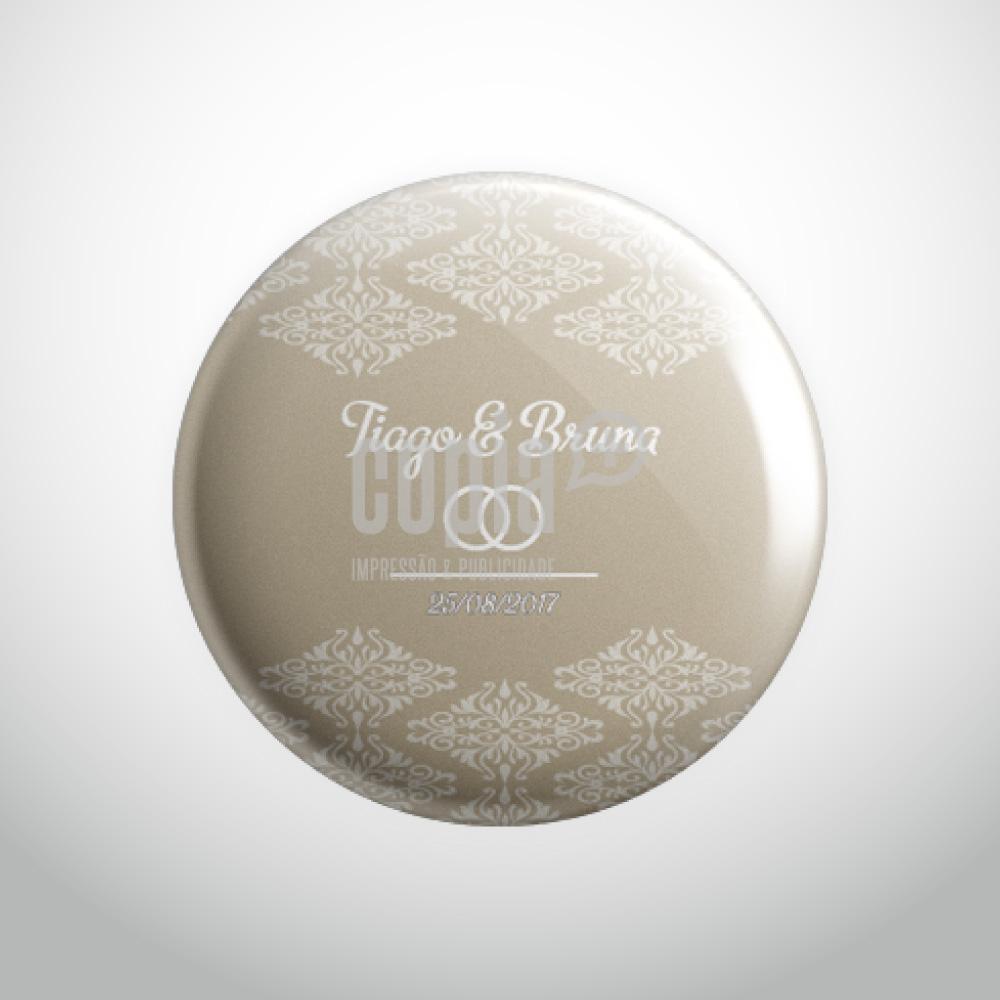 crachá casamento modelo 9