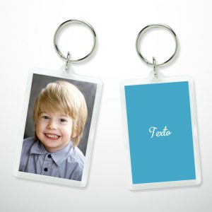 porta-chaves acrílico retangular modelo 4