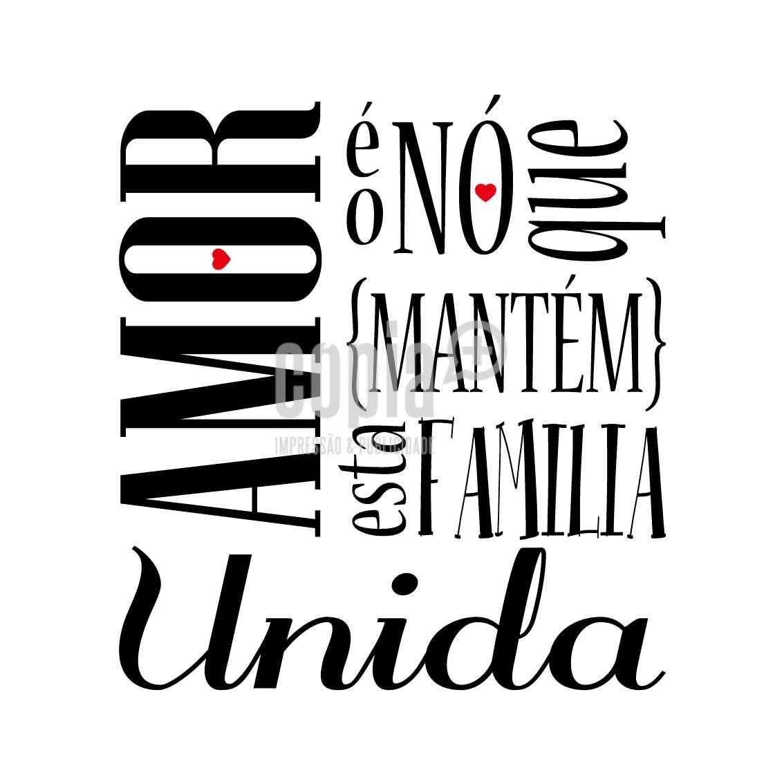 Wall Letter - "Amor é o nó que mantém esta família unida" - Image 2