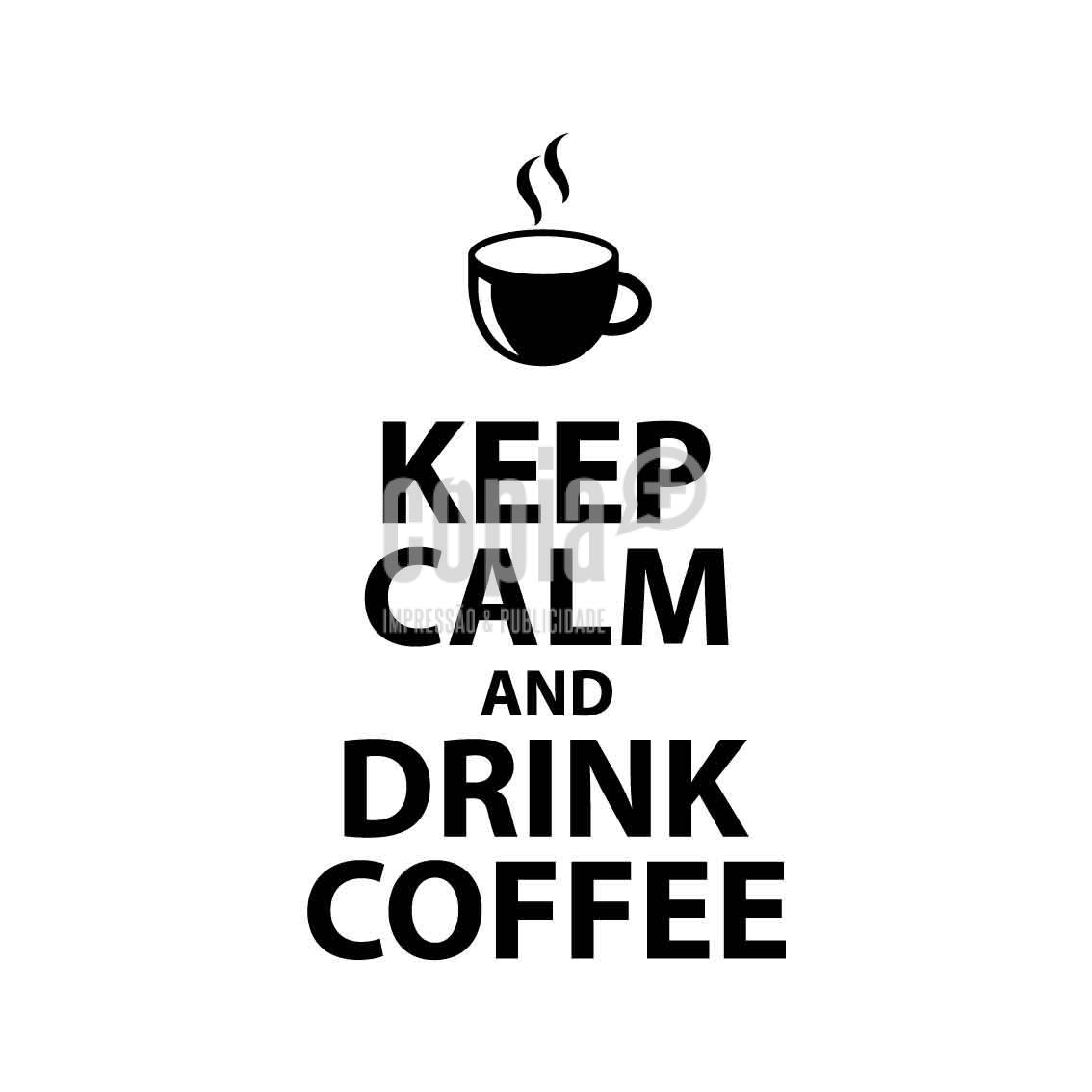 Wall Letter - Keep Calm and Drink Coffee - Image 2