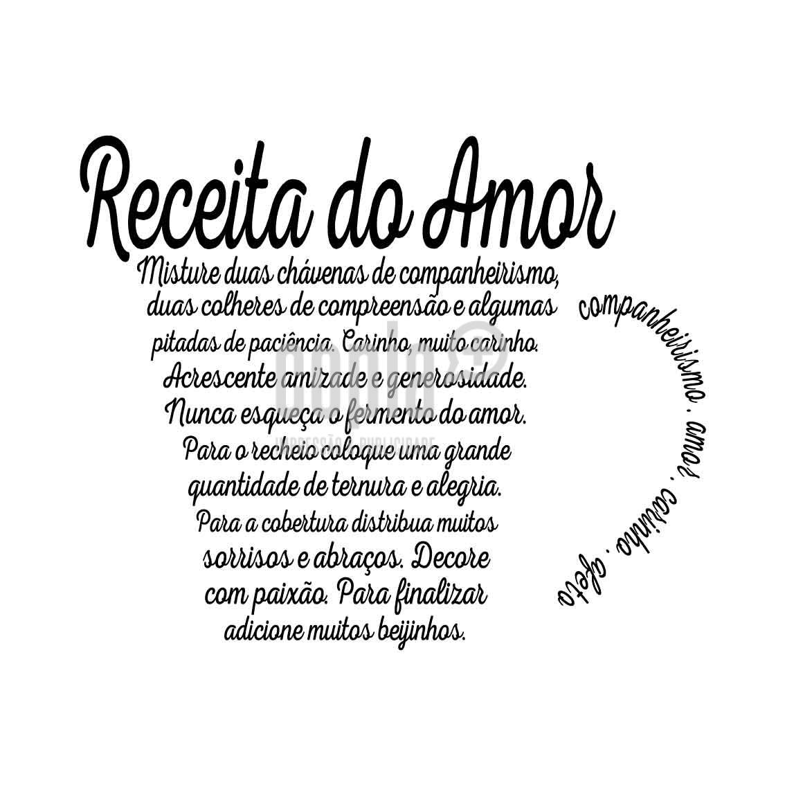 Wall Letter - Receita do Amor - Image 2