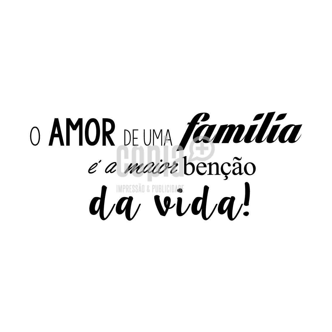 Wall Letter - "O amor de uma família..." - Image 2