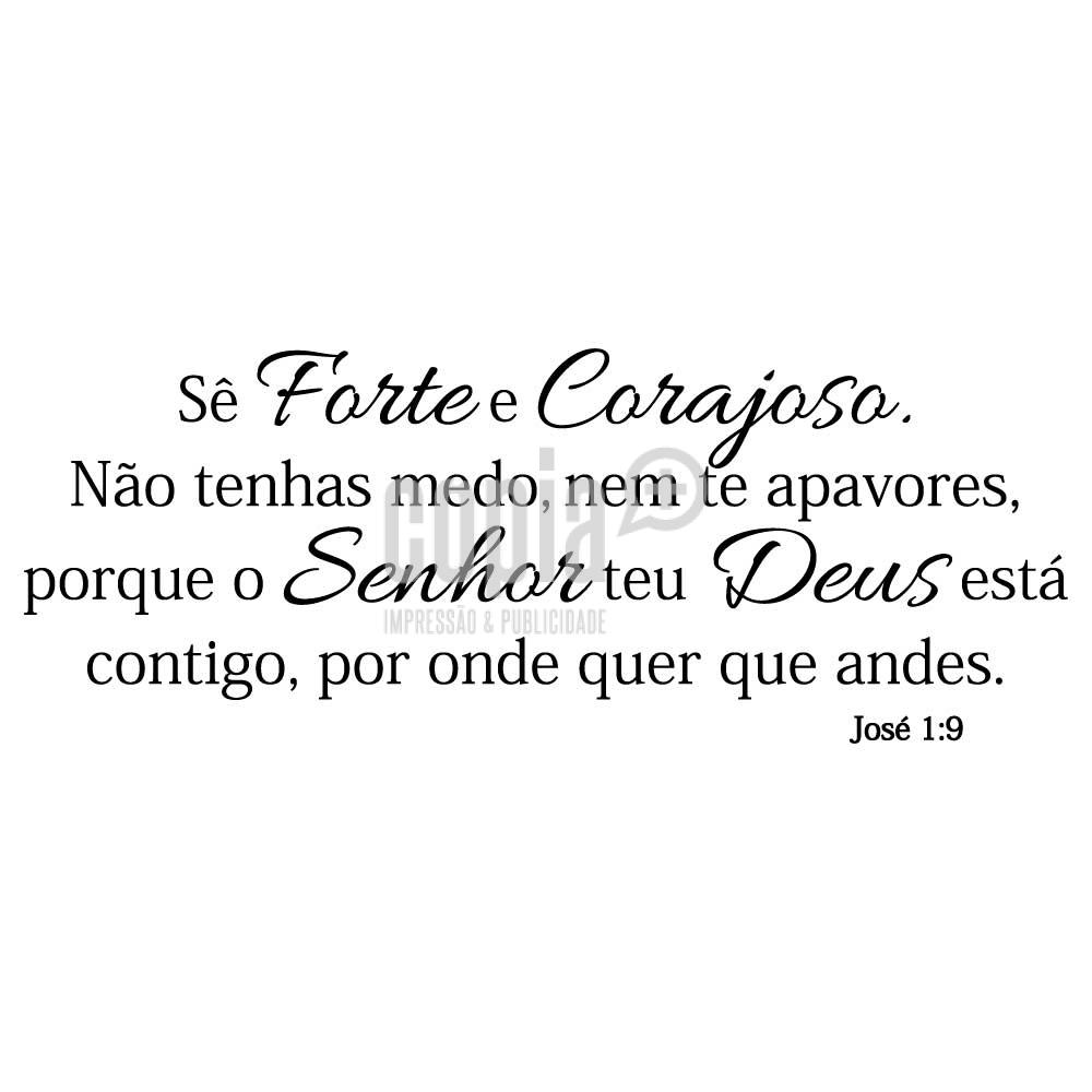Wall Letter - "Sê forte e corajoso..." - Image 2