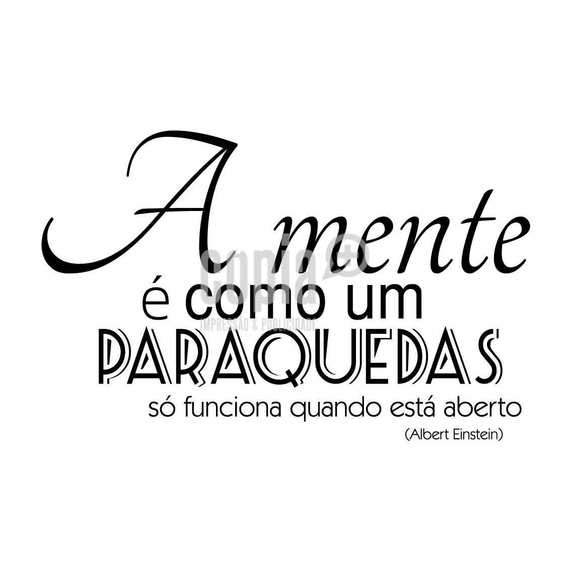 Wall Letter - A mente é como um paraquedas - Image 2