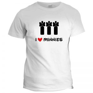 i love minnies t-shirt cópiamais viana do castelo mod.14