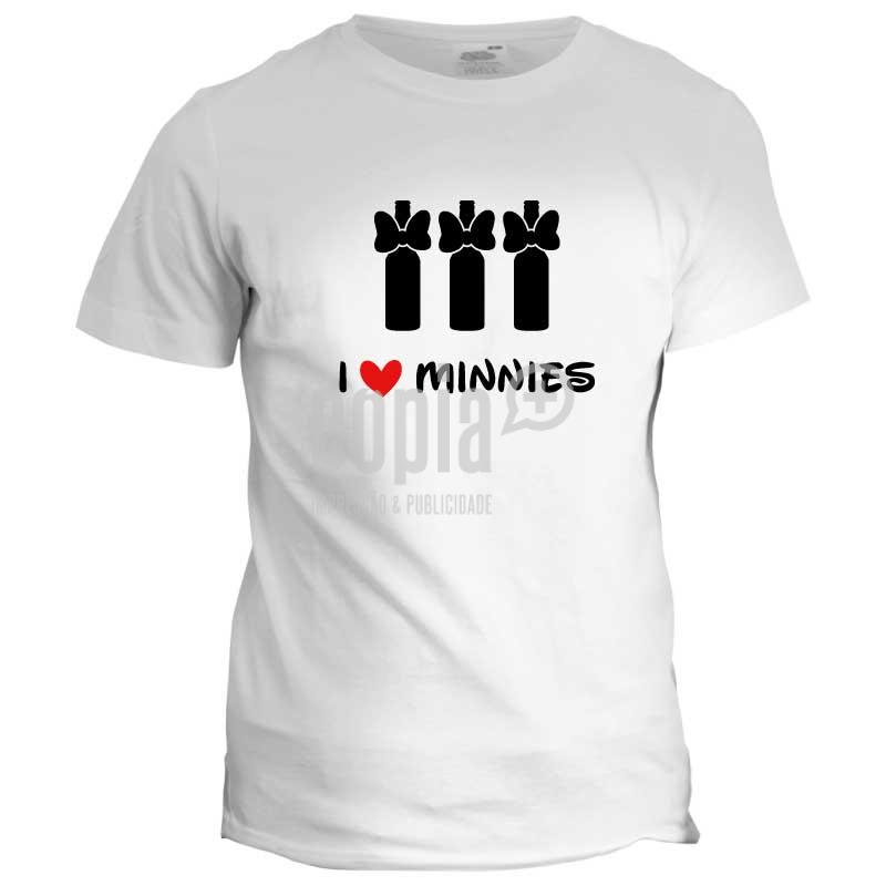 i love minnies t-shirt cópiamais viana do castelo mod.14