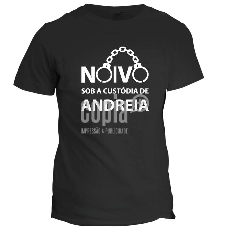 t-shirt noivo sob custódia despedida solteiro mod.33