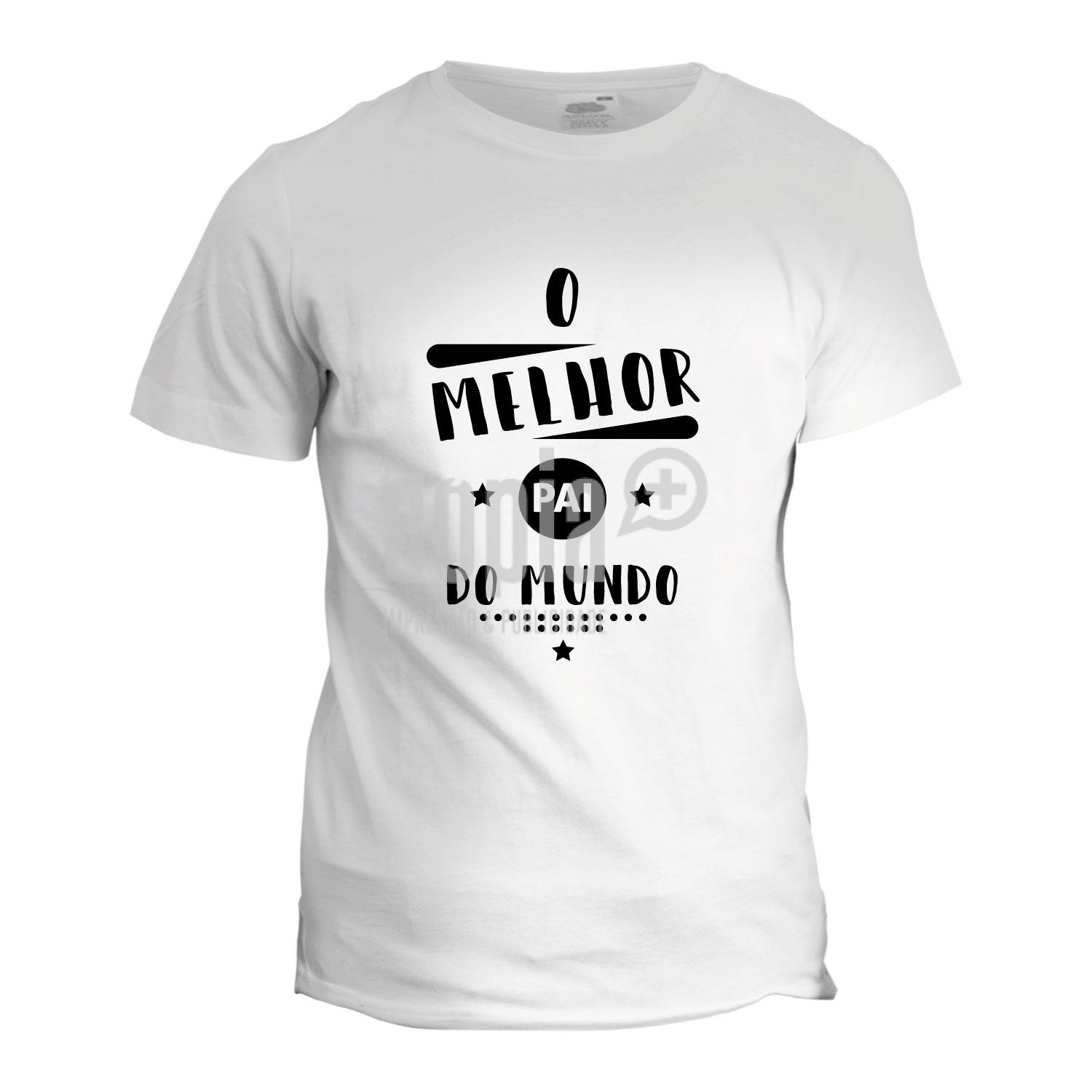 O melhor pai do mundo t-shirt mod.65