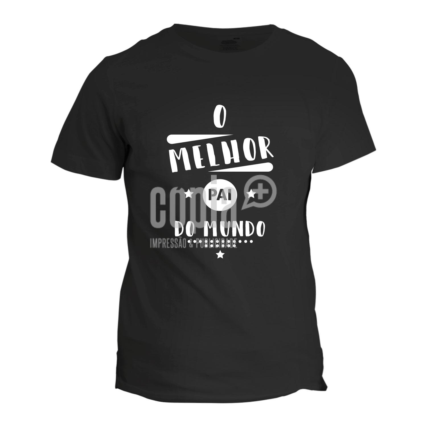 O melhor pai do mundo t-shirt mod.65