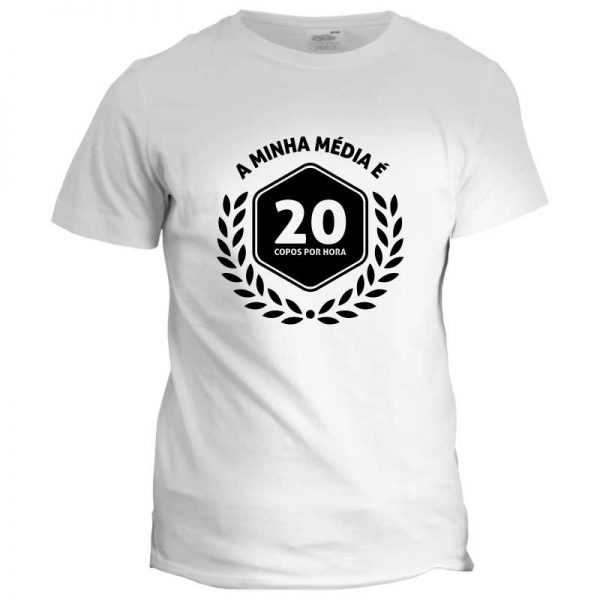 t-shirt a minha média é 20 mod.66