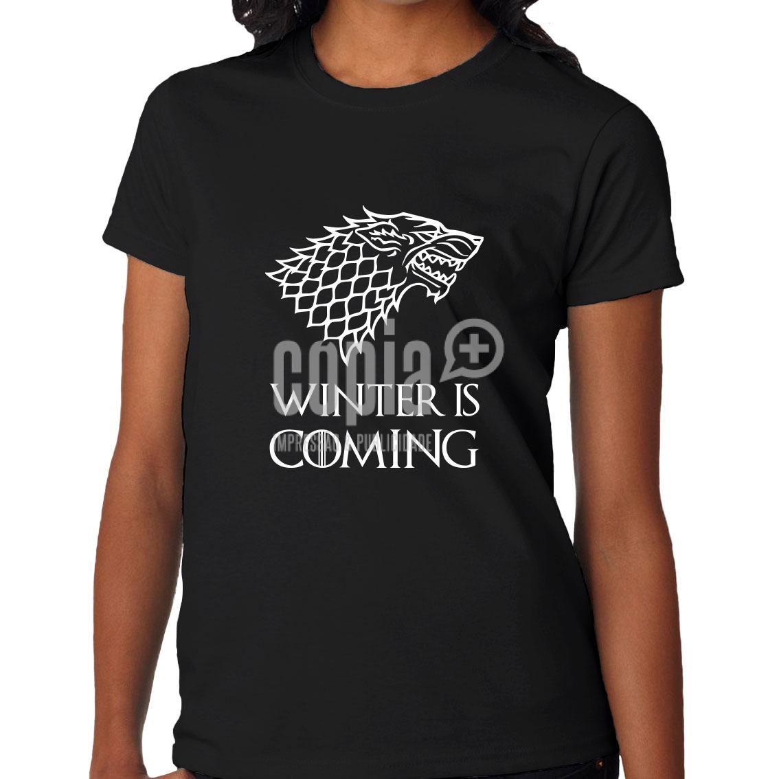 t-shirt game of thrones winter is coming mod.74