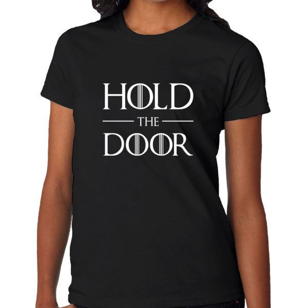 t-shirt hold the door game of thrones mod.76