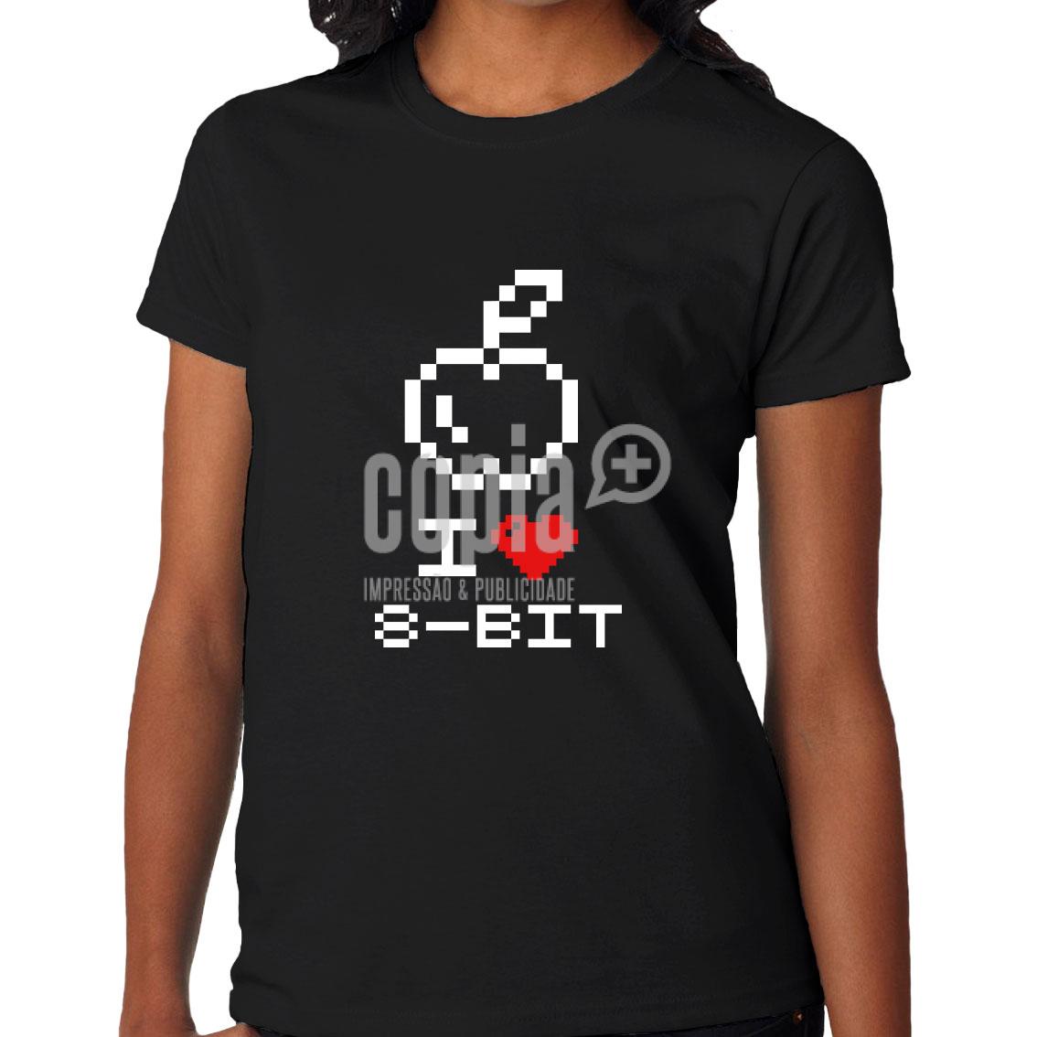 t-shirt i love 8 bit mod.79