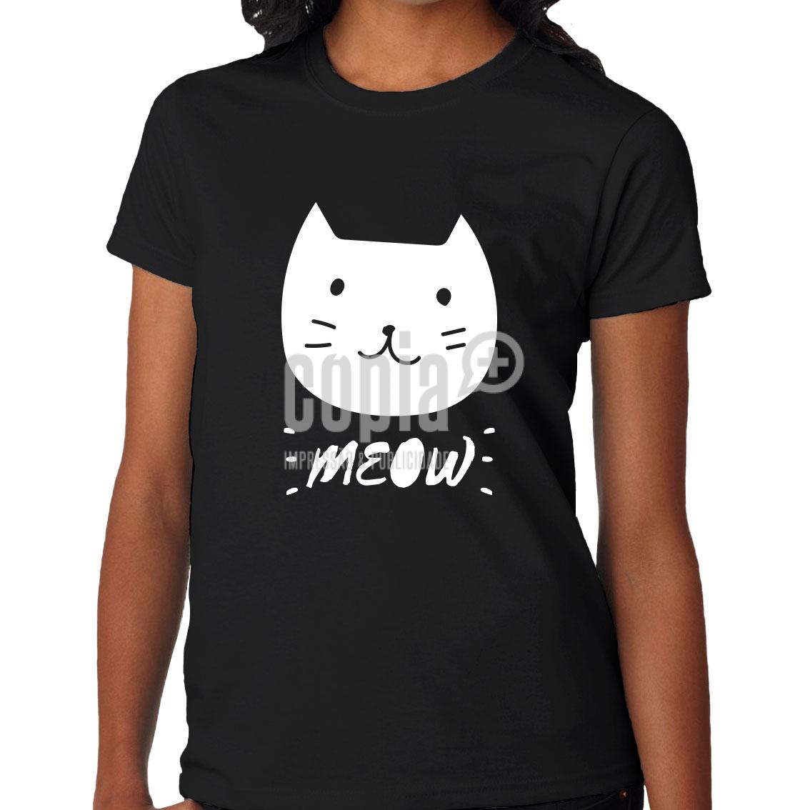 tshirt meow cat gato copiamais viana do castelo