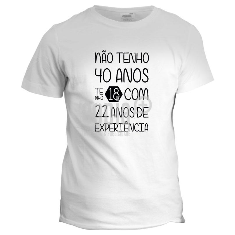tshirt copiamais anos de experiencia mod7