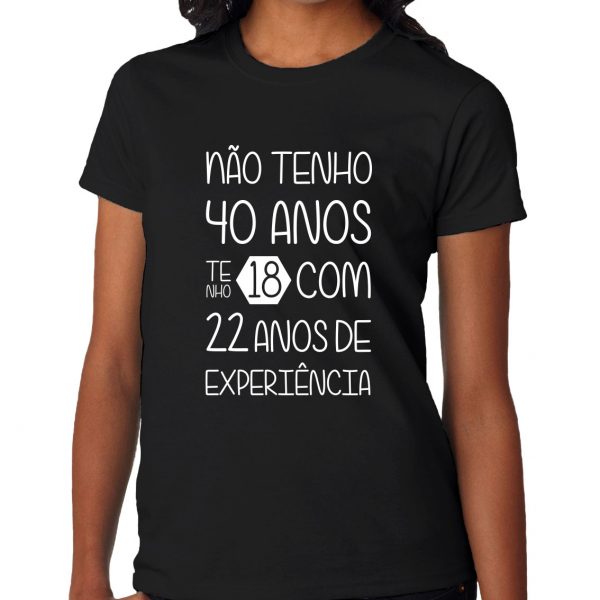 tshirt copiamais anos de experiencia mod7