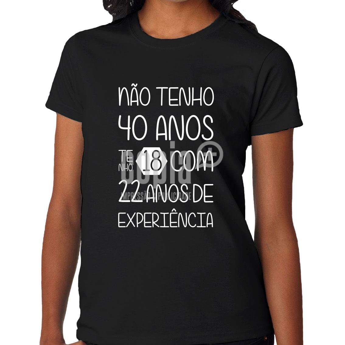 tshirt copiamais anos de experiencia mod7