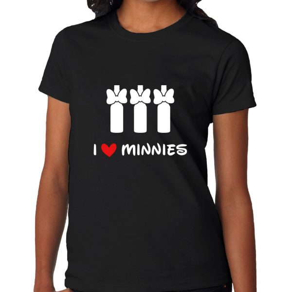 i love minnies t-shirt cópiamais viana do castelo mod.14