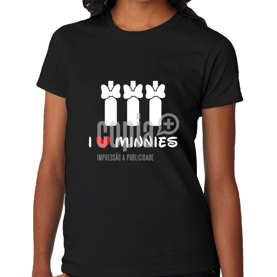 i love minnies t-shirt cópiamais viana do castelo mod.14