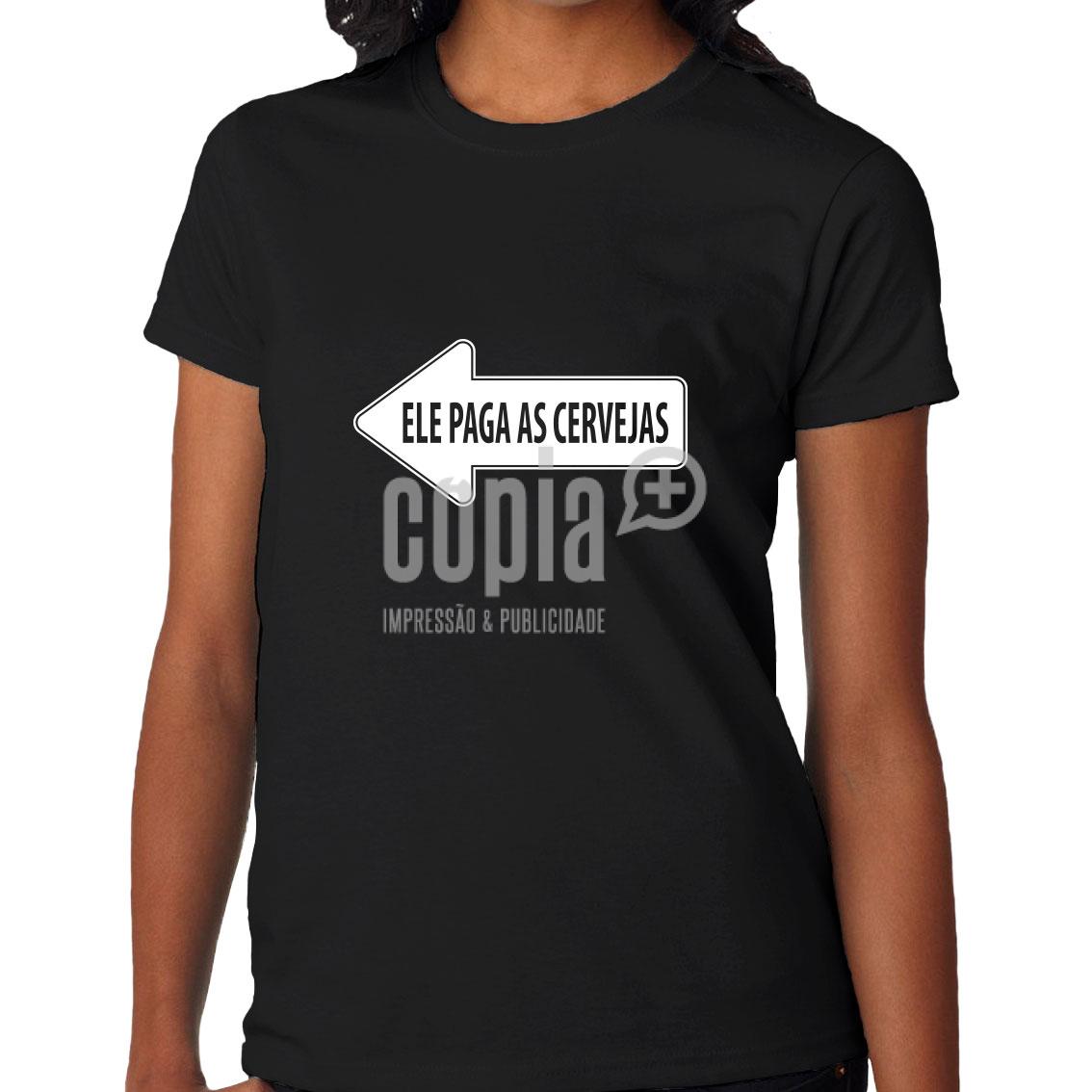 ele paga as cervejas t-shirt cópia+ viana do castelo mod.17