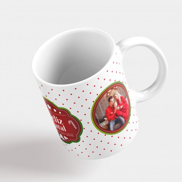 Caneca mod69 natal feliz natal cópia+ viana do castelo impressão presente