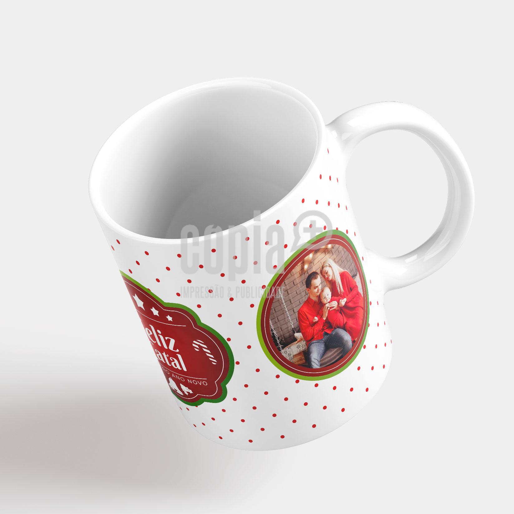 Caneca mod69 natal feliz natal cópia+ viana do castelo impressão presente