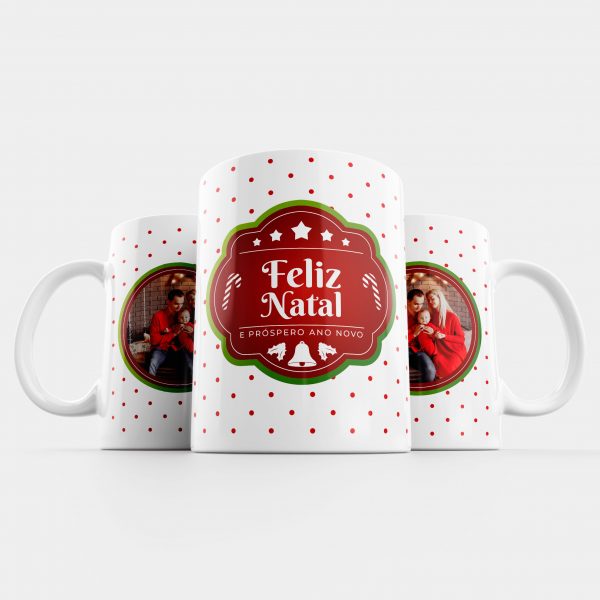 Caneca mod69 natal feliz natal cópia+ viana do castelo impressão presente