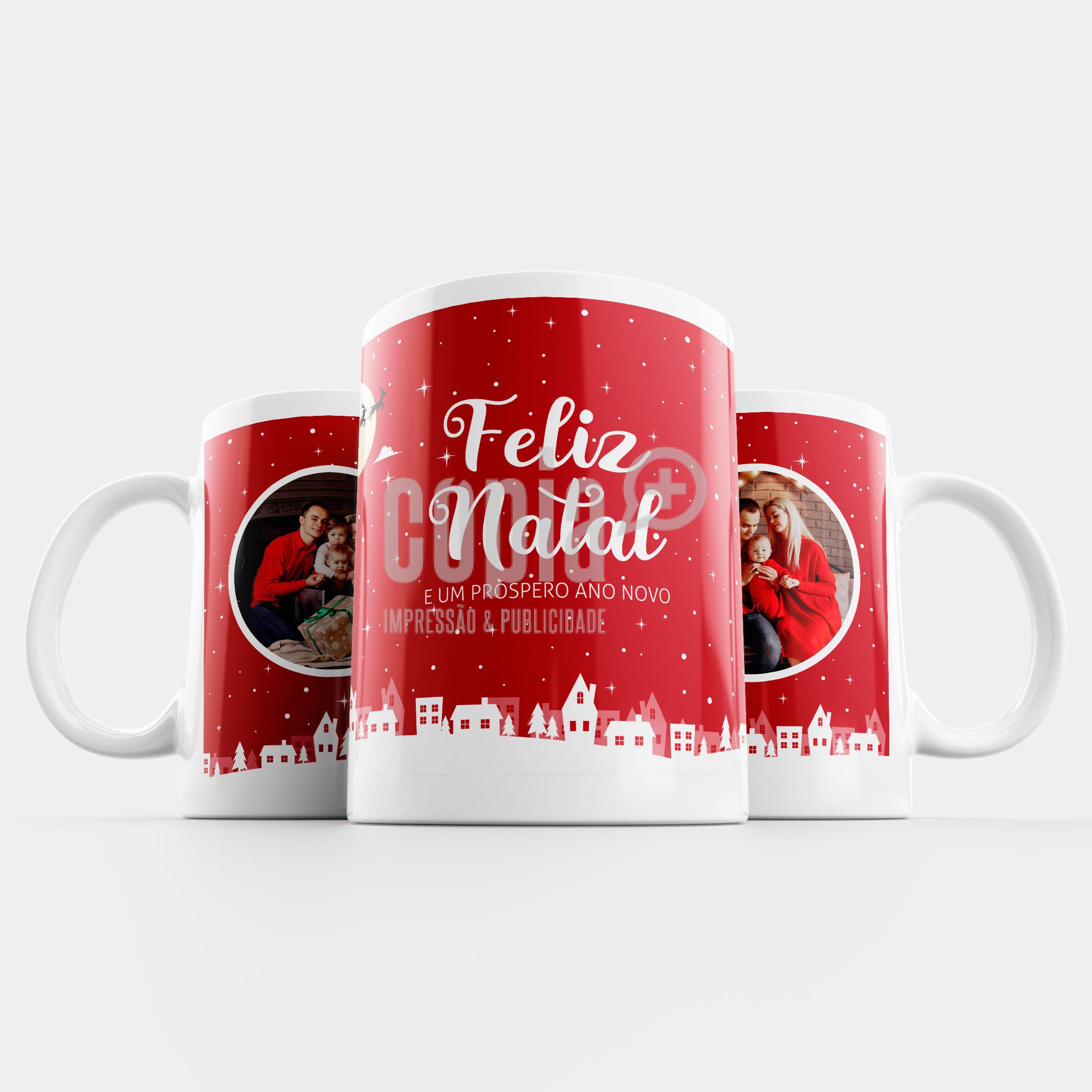 Caneca feliz natal cópaiamais viana do castelo mod71