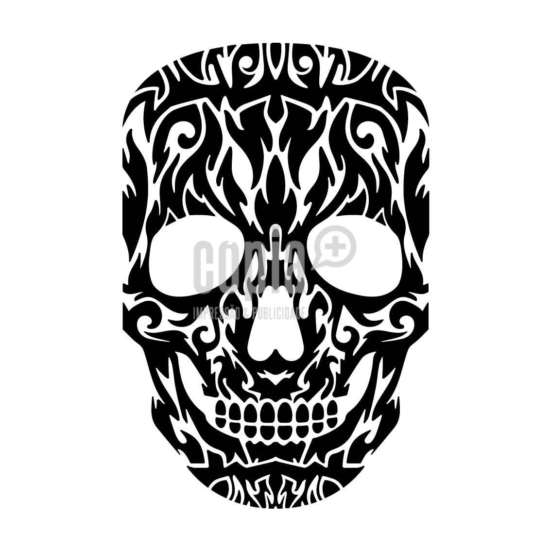 Wall Sticker Caveira - Image 2