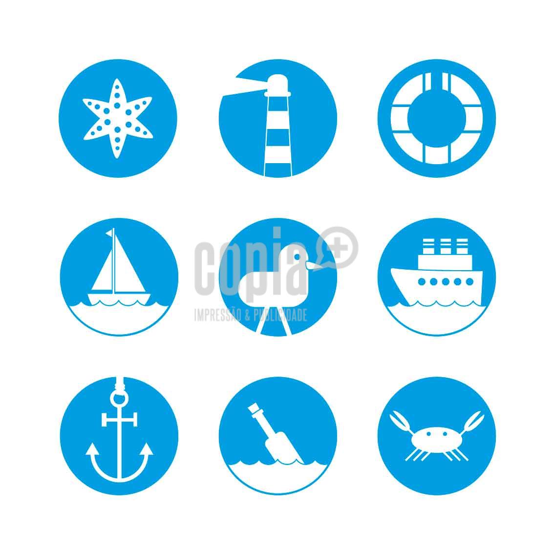 Wall Sticker Simbologia Mar - Image 2