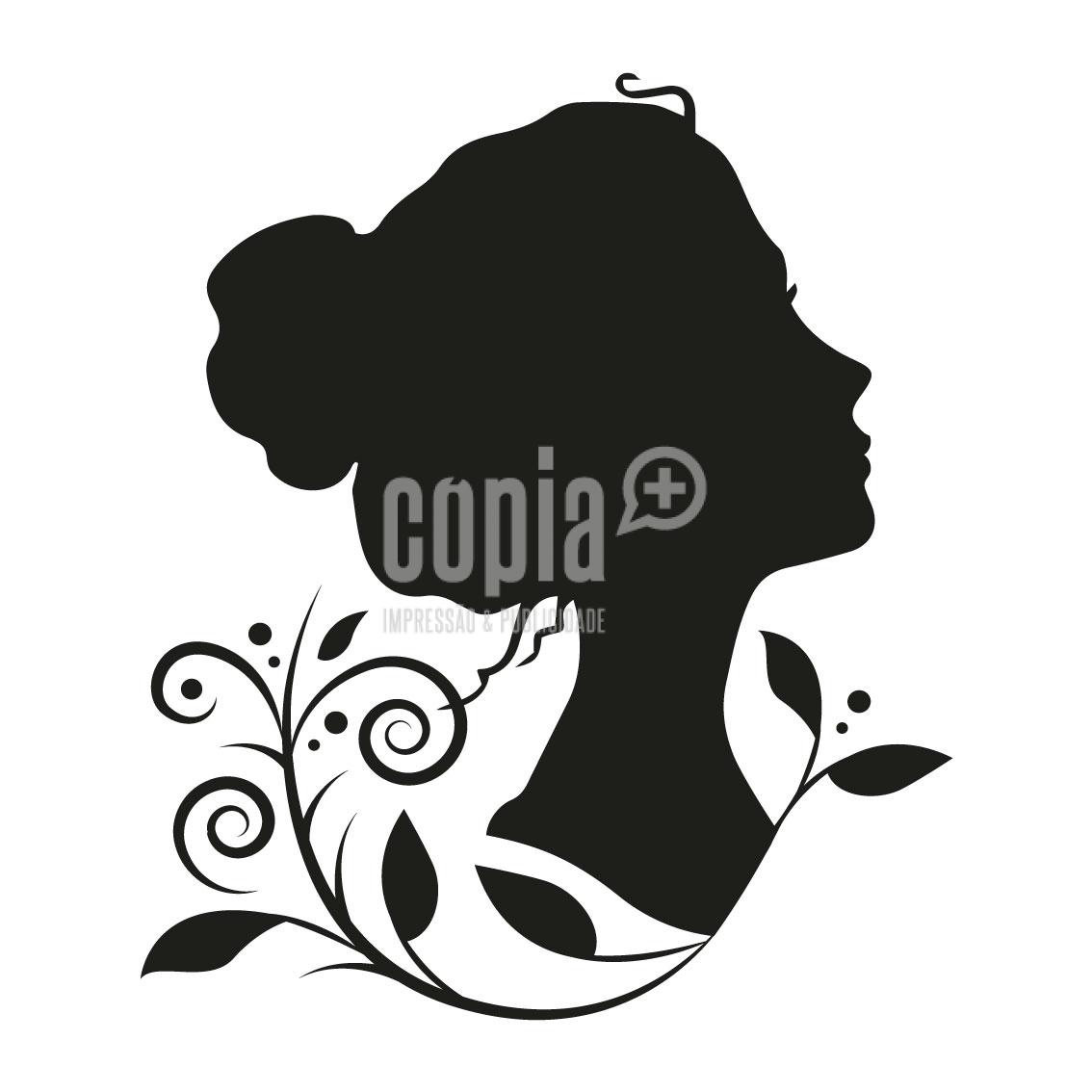 Wall Sticker Silhueta Feminina - Image 2