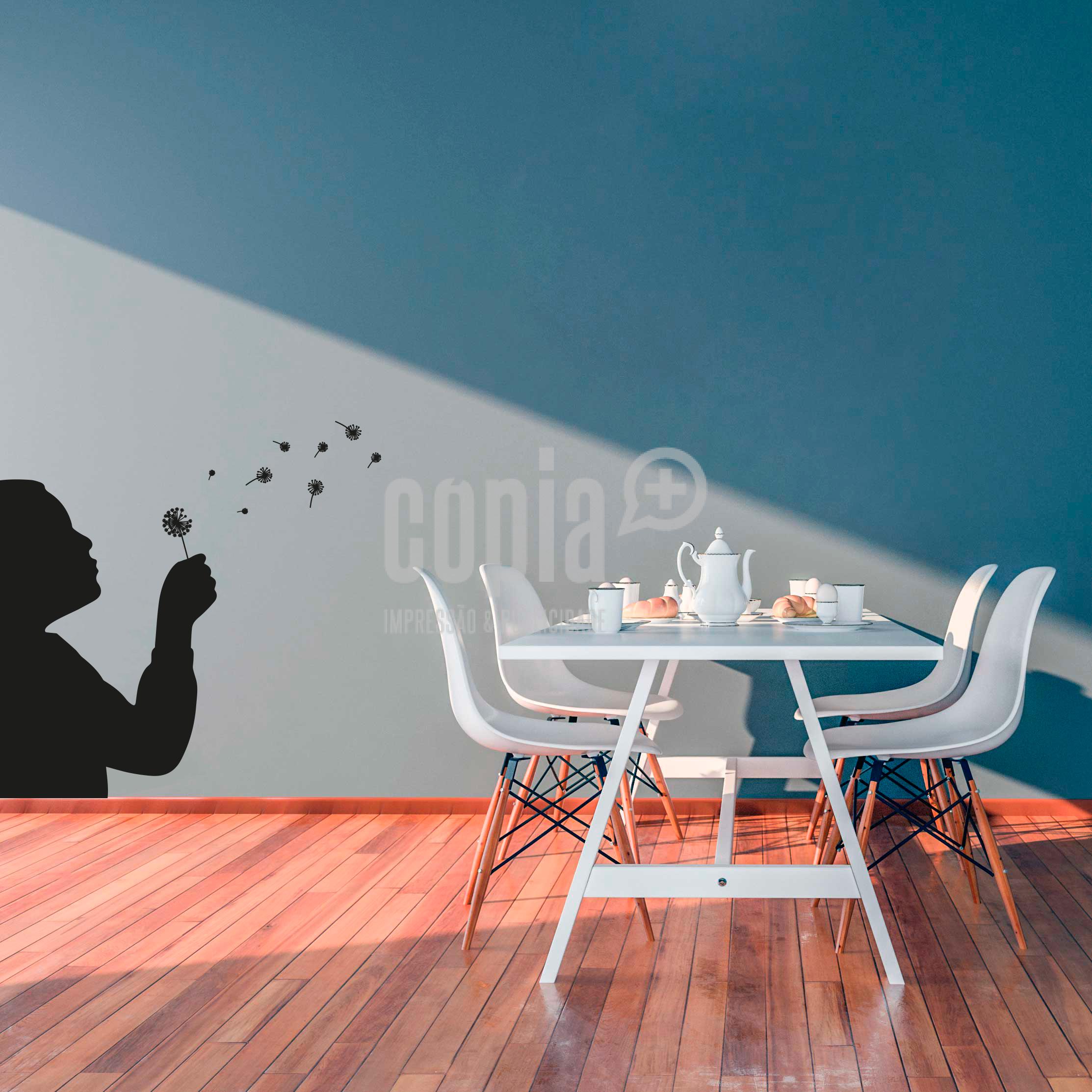 Wall Sticker Soprar Dente de Leão