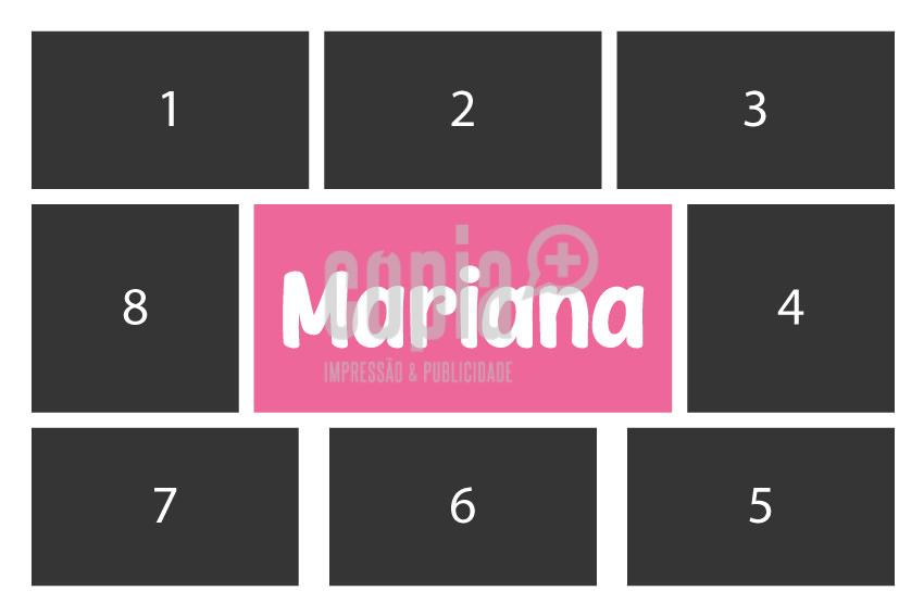 Tela Canvas - 8 fotografias (menina) - Image 2