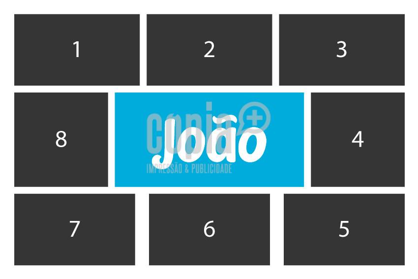 Tela Canvas - 8 fotografias (menino) - Image 2