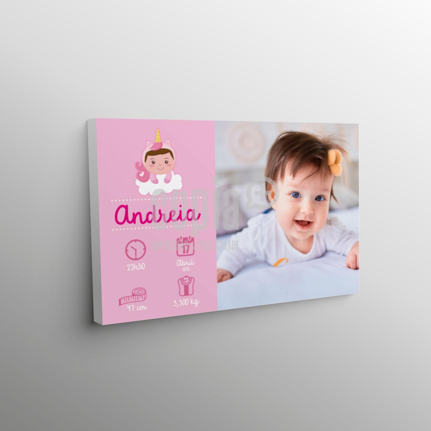 Tela Dados Nascimento menina mod.20