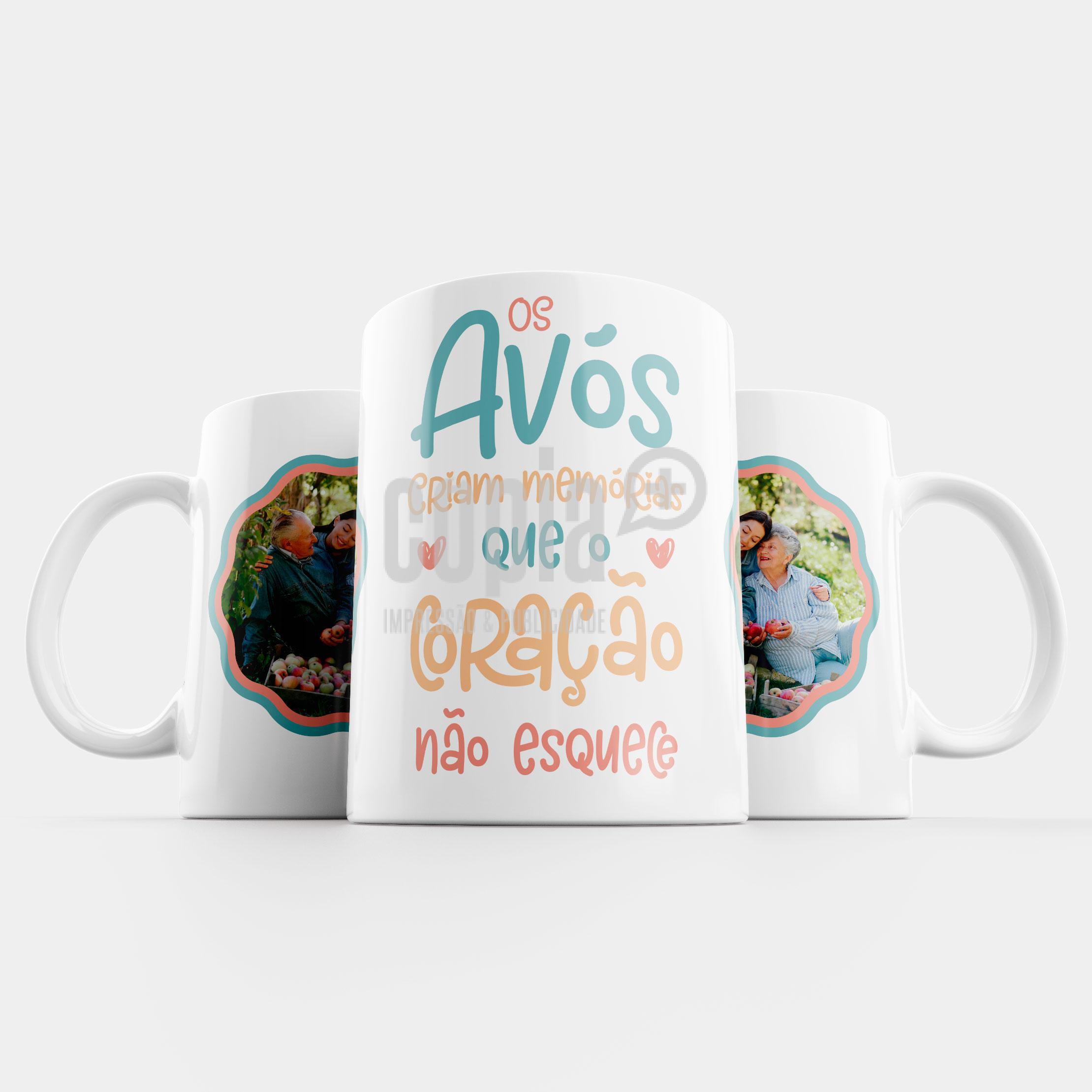 Caneca os avós criam memórias que o coração não esquece 114