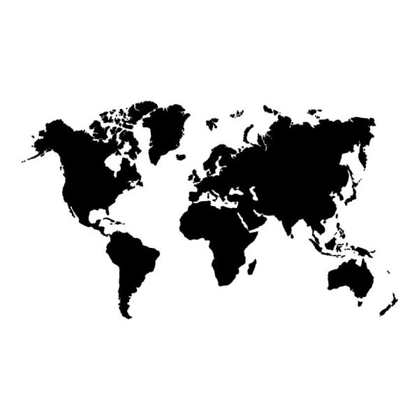 WALL STICKER MPA AMUNDO WORLD MAP ATLAS MOD.50