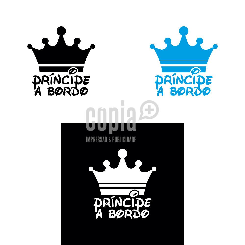 adesivo carro príncipe a bordo copiamais mod.12