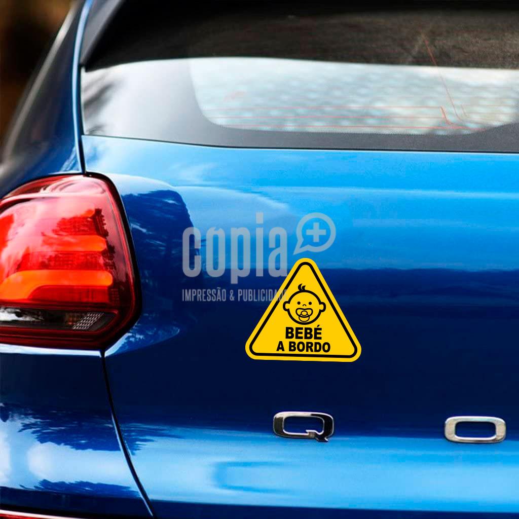 adesivo carro bebé a bordo copiamais viana do castelo mod.5