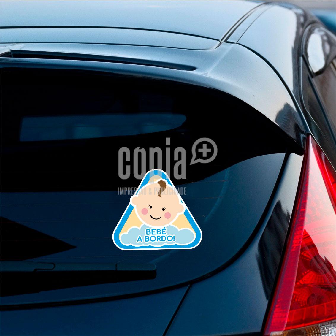 Adesivo carro bebé a bordo menino cópia+ mod.6
