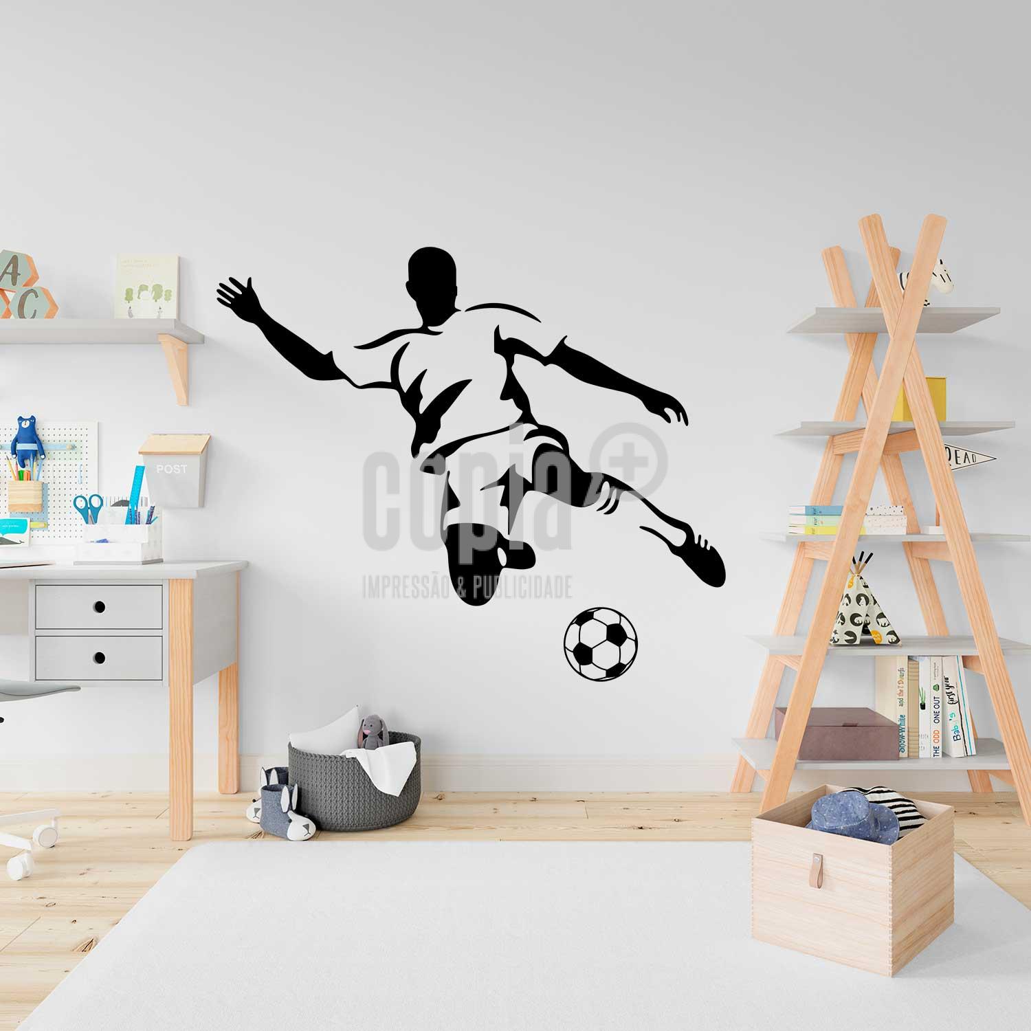 wall sticker cópia+ futebolista jogador de futebol mod.56
