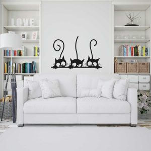 wall sticker gatos cats copiamais viana do castelo mod60