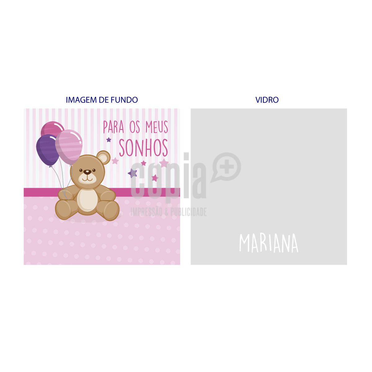 mealheiro caixa madeira com vidro para os meus sonhos mod.12