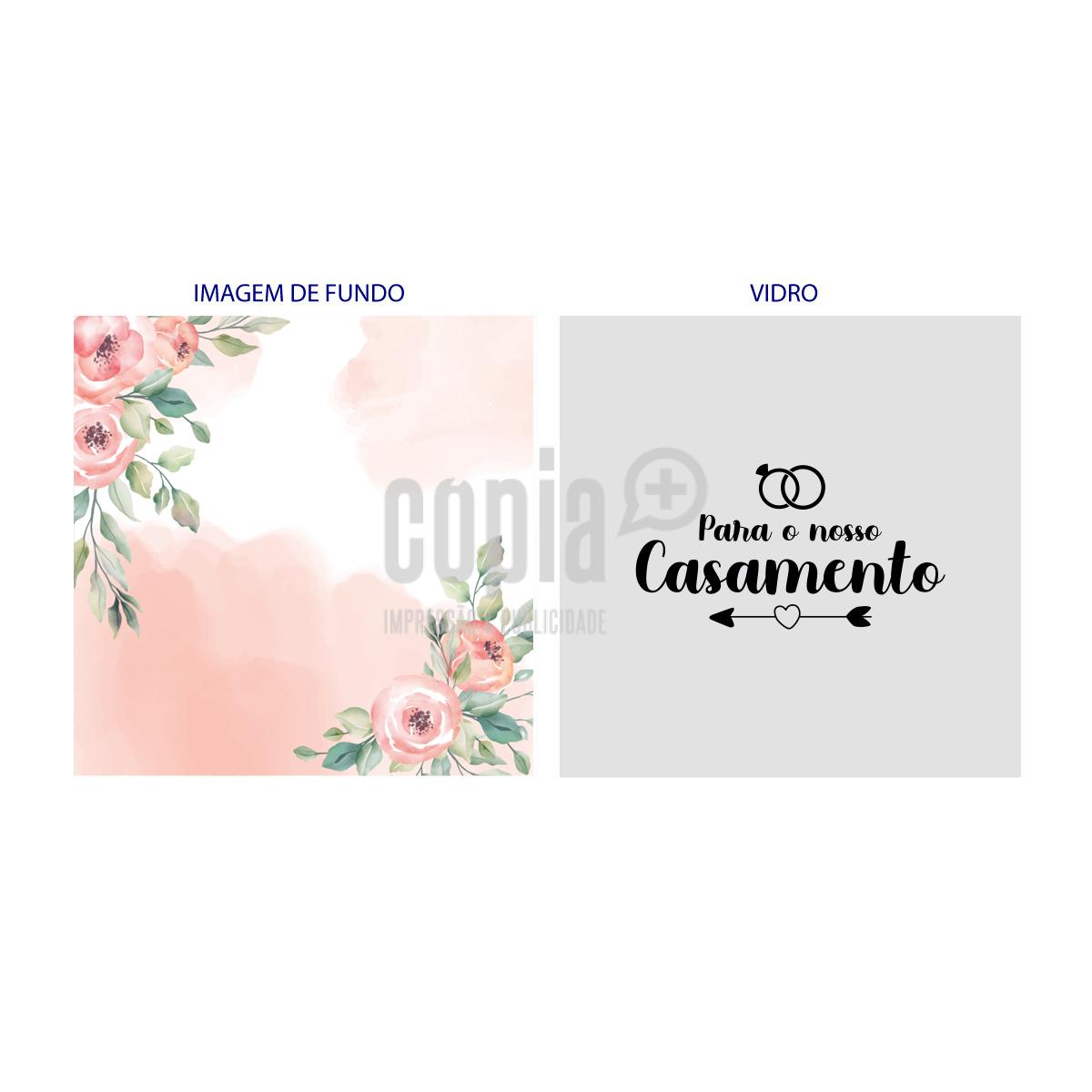 Mealheiro Moldura Vidro 14