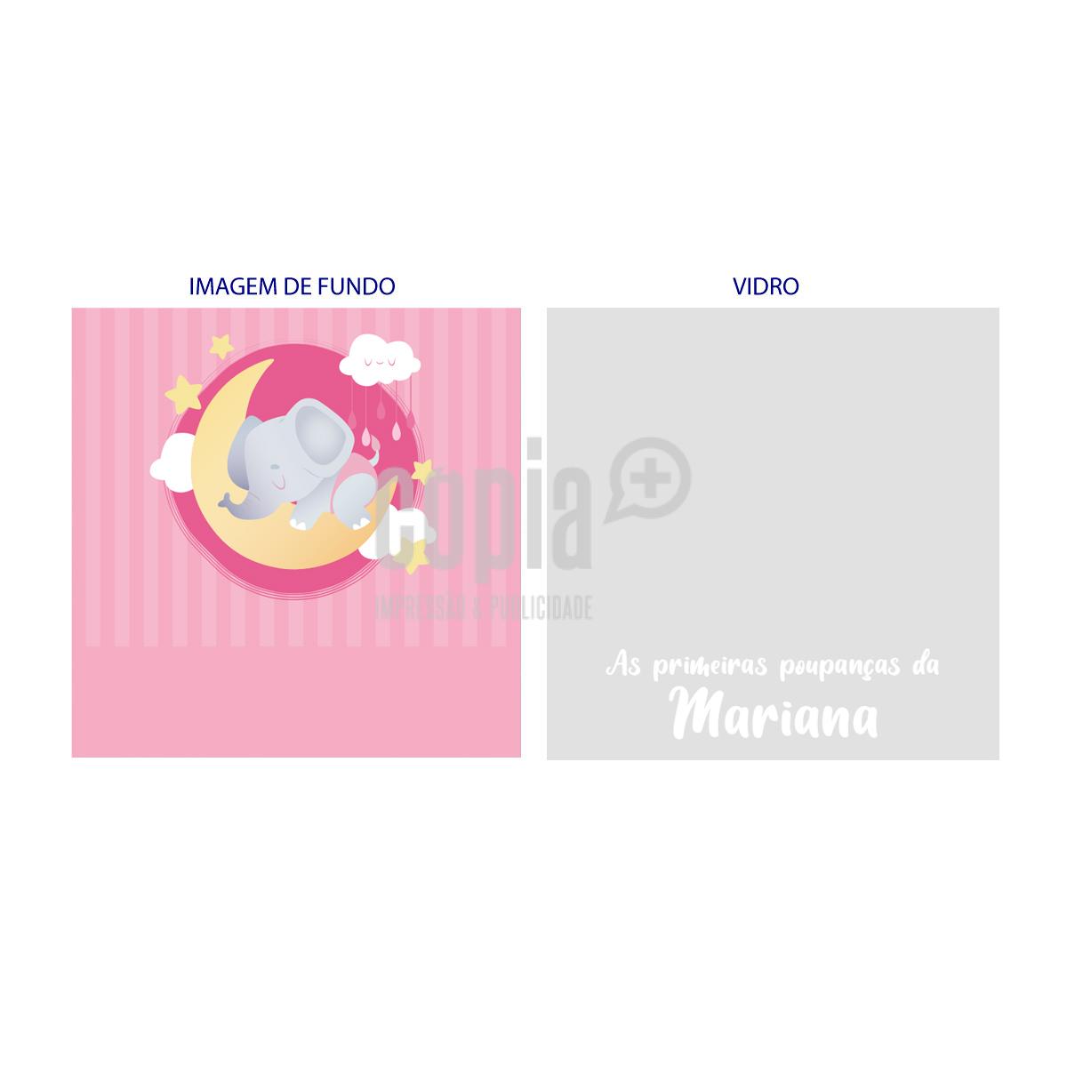 Mealheiro moldura vidro mod. 17