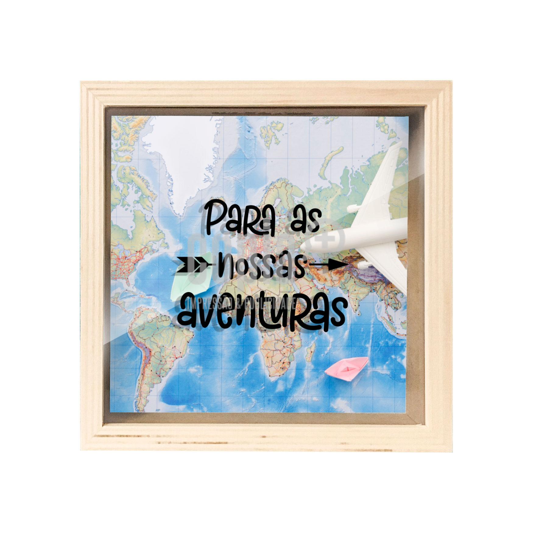 mealheiro caixa madeira com vidro para as nossas aventuras mod.3