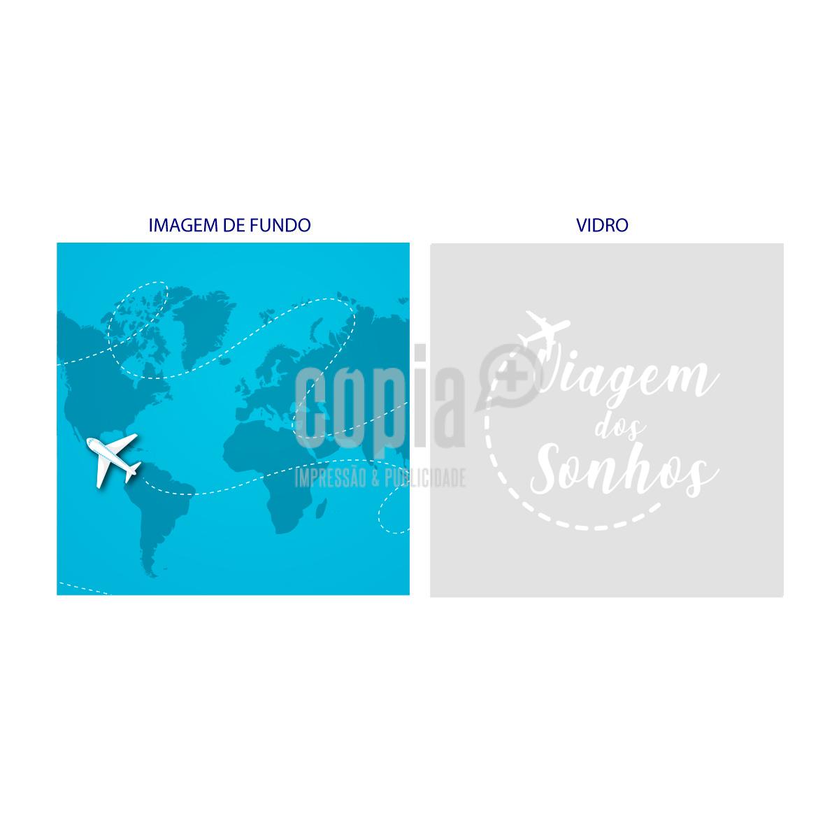 mealheiro caixa madeira com vidro viagem dos sonhos mod.4