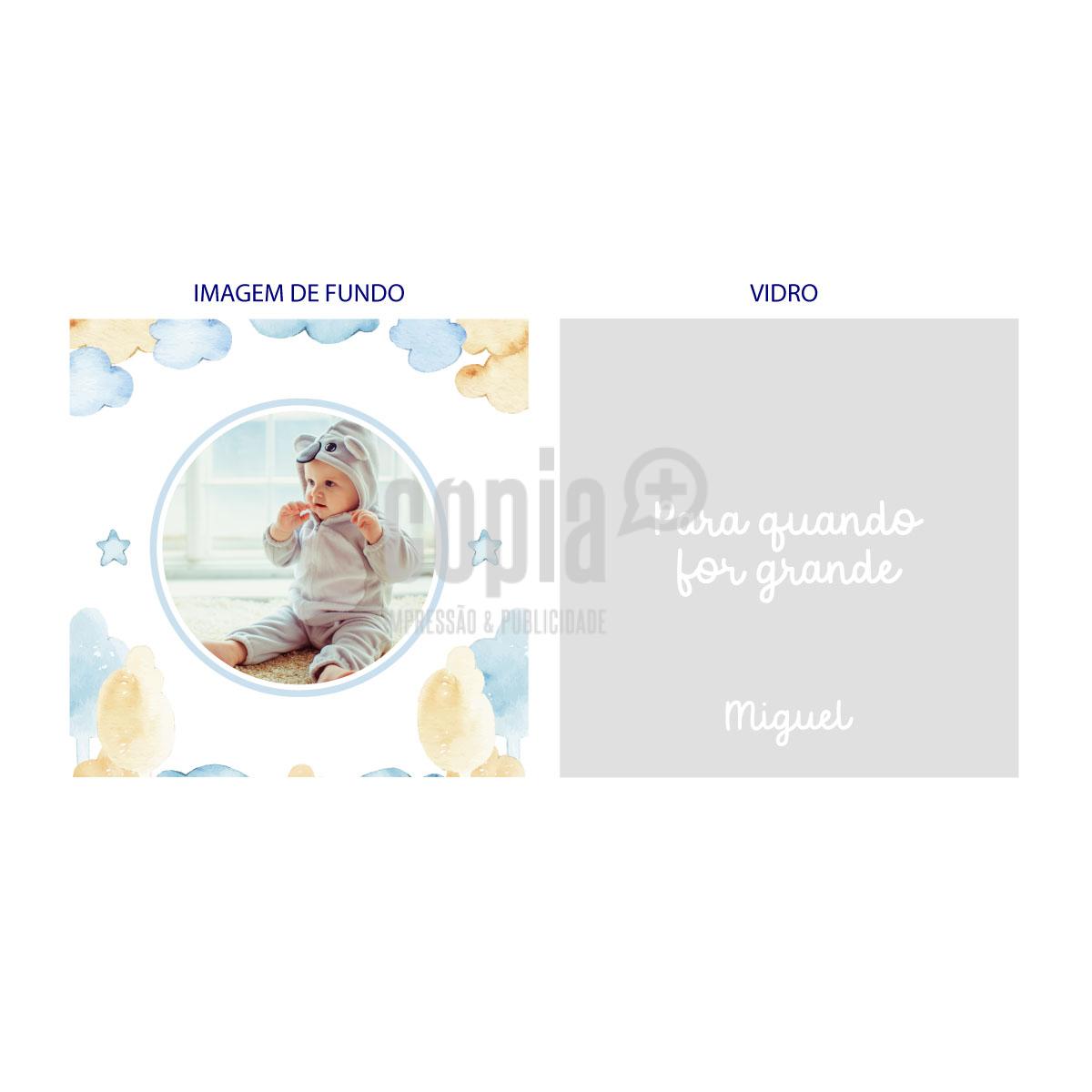 mealheiro caixa madeira com vidro para quando for grande mod.7