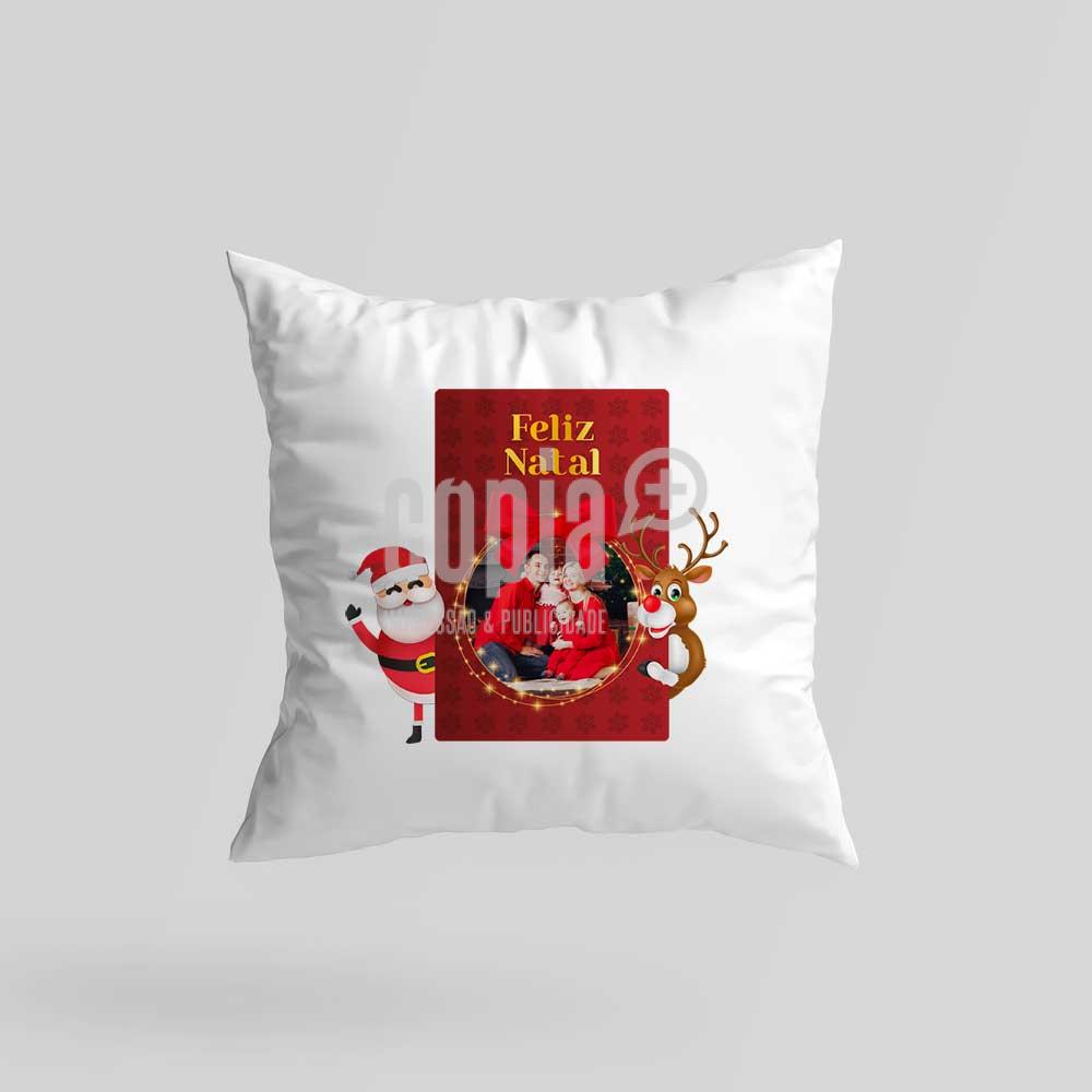 almofada feliz natal