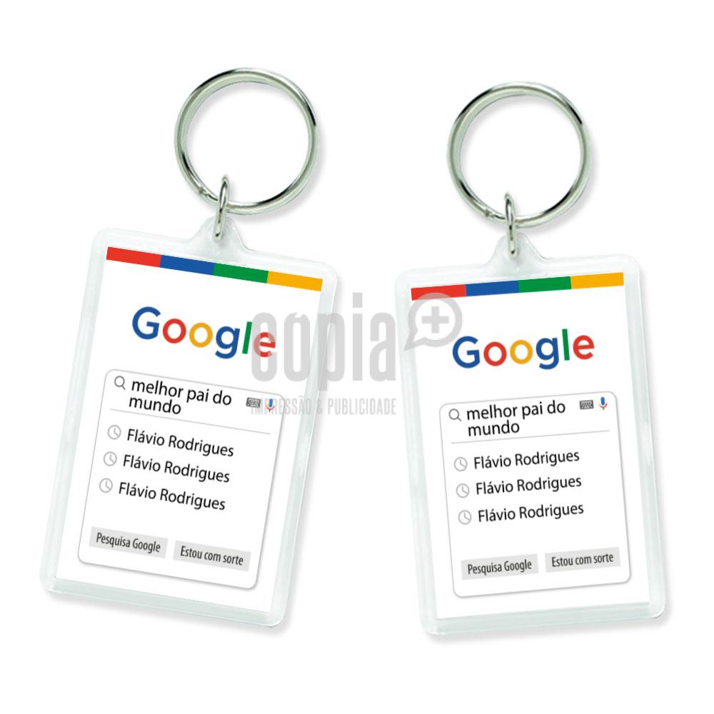 Porta-chaves acrílico Dia do Pai Google 54